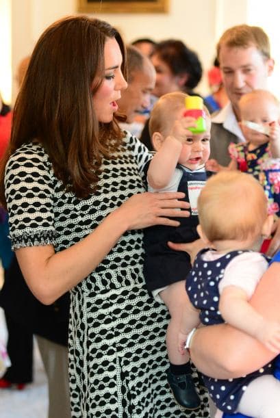 Lo bueno es que mami Kate involucra a su bebito en todo y él ya comienza a participar de esas cosas de la Creme de la Creme.