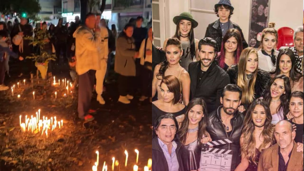 Imágenes del velatón por integrantes de ‘Sin senos sí hay paraíso’ fallecidos en ataque: video