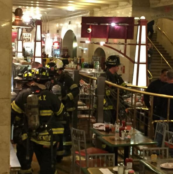 Pánico por incendio en Grand Central Station 
