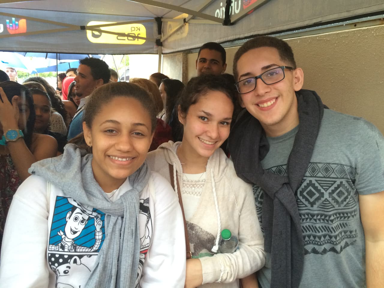 Las audiciones de La Banda comenzaron viento en popa en Puerto Rico. Cientos de chicos y chicas llegaron desde muy temprano a probar su suerte. Ni la lluvia impidió que hicieran largas filas.