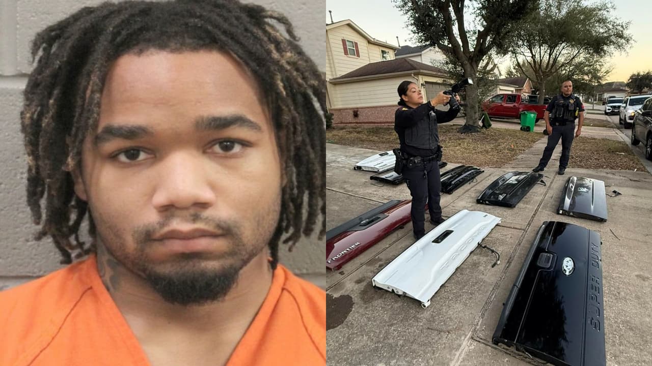 Recuperan más de $20,000 en tapas traseras de camionetas robadas en Cypress; sospechoso sigue prófugo