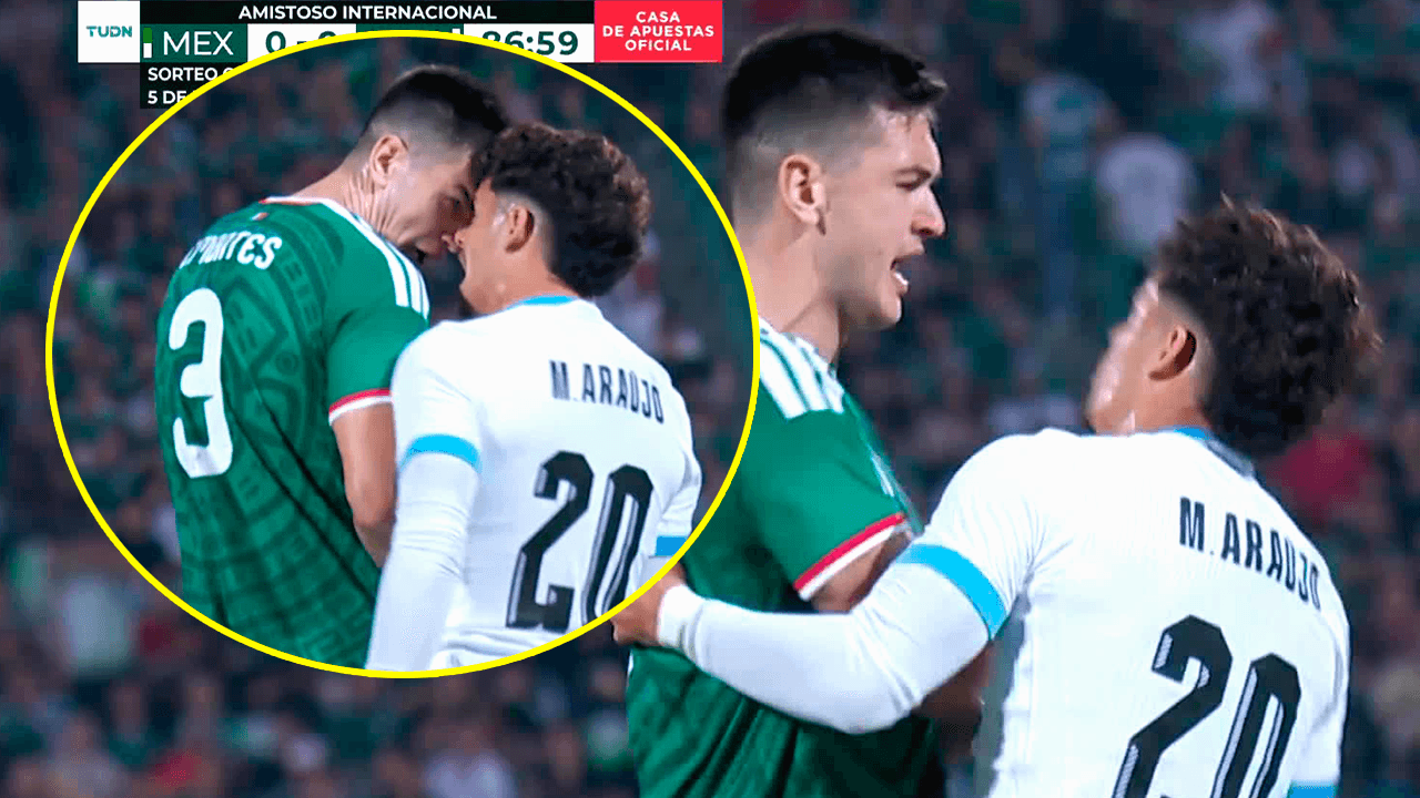 ¡Estalla la bronca! César Montes y Maxi Araujo explotan en pleno partido