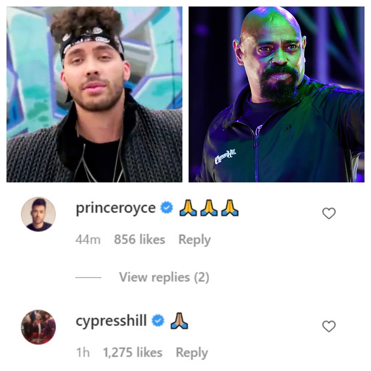 Prince Royce y el grupo Cypres Hill también le expresaron su apoyo.
<br>