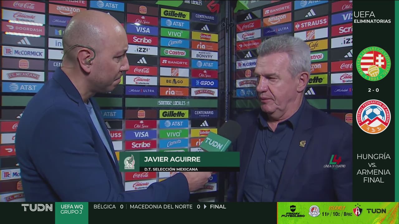 Javier Aguirre adelanta estos nombres en su alineación ante Colombia