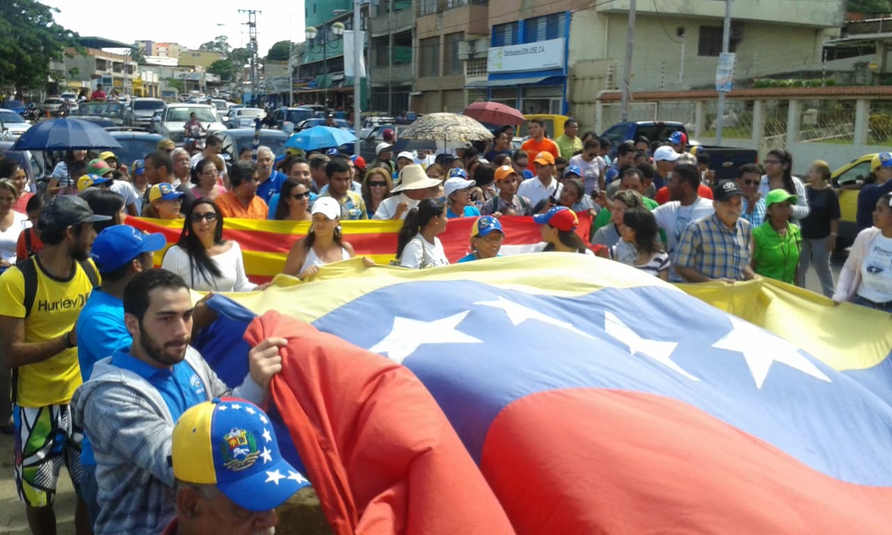 Desde diferentes estados del país han salido marchas con destino a Caracas para participar en la manifestación del 1 de septiembre.