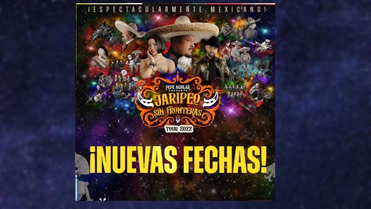 <b>Pepe Aguilar</b>
<br>
<br>
<a href="https://www.univision.com/famosos/angela-aguilar-fotos-pepe-aguilar-papa-tradicional">Uno de los herederos de ‘La Dinastía Aguilar</a>’ recorre Estados Unidos a finales del 2022 con su gira llamada ‘Jaripeo Sin Frontera’, agregando nuevas fechas en California, Washington y Los Ángeles.