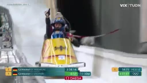 Alemania concreta dominio en el bobsled con el 1-2 en el cuádruple
