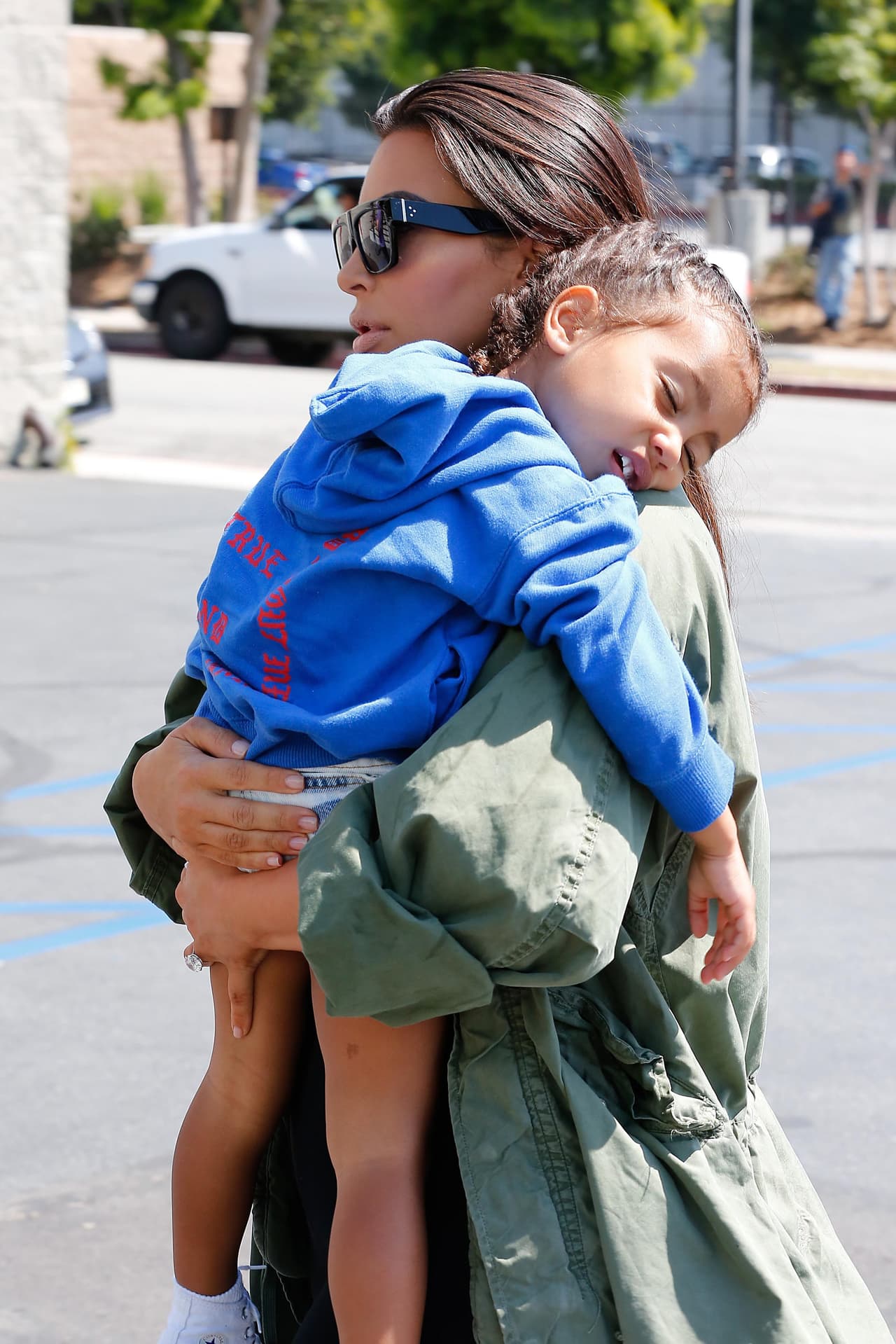 Estaba taaan dormida que tenía hasta la boca abierta.