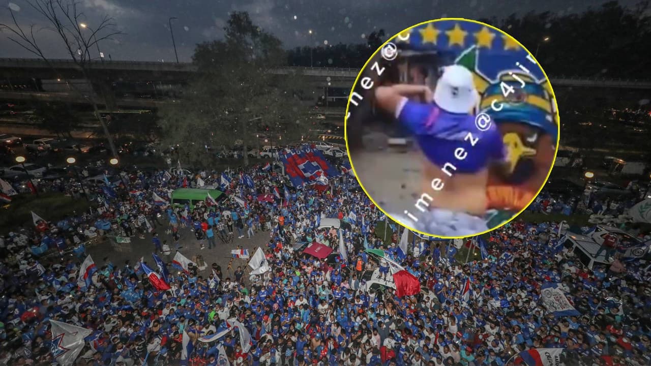 Increíble agresión de fanáticos celestes a casa con mural del América