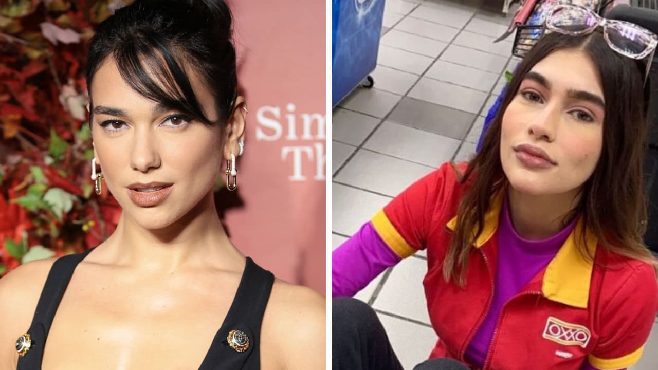 ¿Dua Lipa tiene una doble idéntica en México? Cajera de Oxxo causa sensación por su parecido