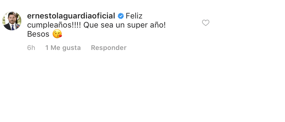 El actor mexicano 
<b><a href="https://www.univision.com/programas/conoce-a-ernesto-laguardia-fotos">Ernesto Laguardia</a></b> también se sumó a los famosos que felicitaron a Lili.