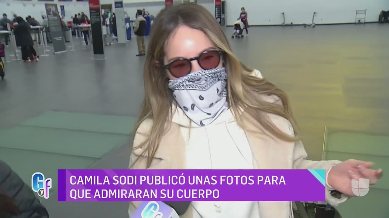 Recientemente 
<b><a href="https://www.univision.com/famosos/camila-sodi-responde-a-fan-que-le-confeso-cuanto-le-bajaba-el-autoestima-fotos">Camila Sodi</a></b> fue captada a su llegada al aeropuerto de la Ciudad de México por las cámaras de El Gordo y La Flaca. Aunque no se detuvo para dar una entrevista, respondió de manera cortante algunas de las preguntas de la reportera.
<br>