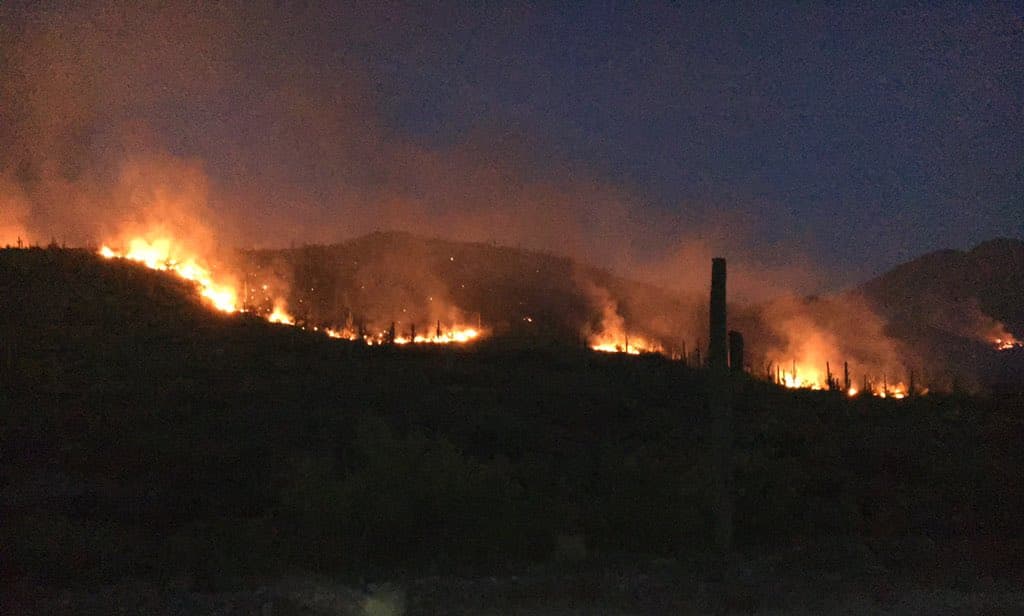 Incendio en el área de Phoenix obliga a la evacuación de cientos de residentes