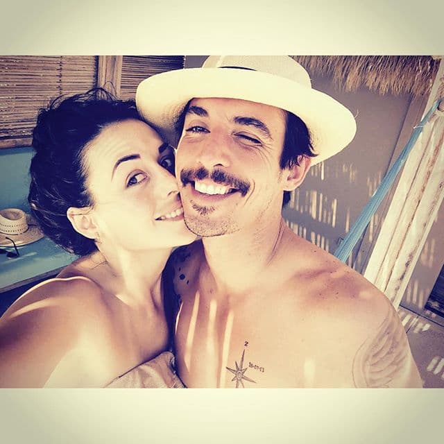 Los recién casados Zuria Vega y Aldo Guerra ya están celebrando en su hogar con todo el espíritu de estas fiestas.