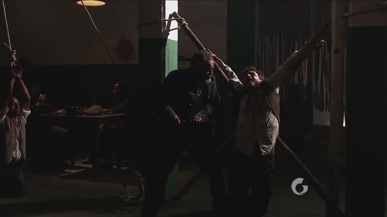 Por su parte, Calles mantiene presos a unos cristeros, torturándolos para que confiesen lo que el necesita saber.