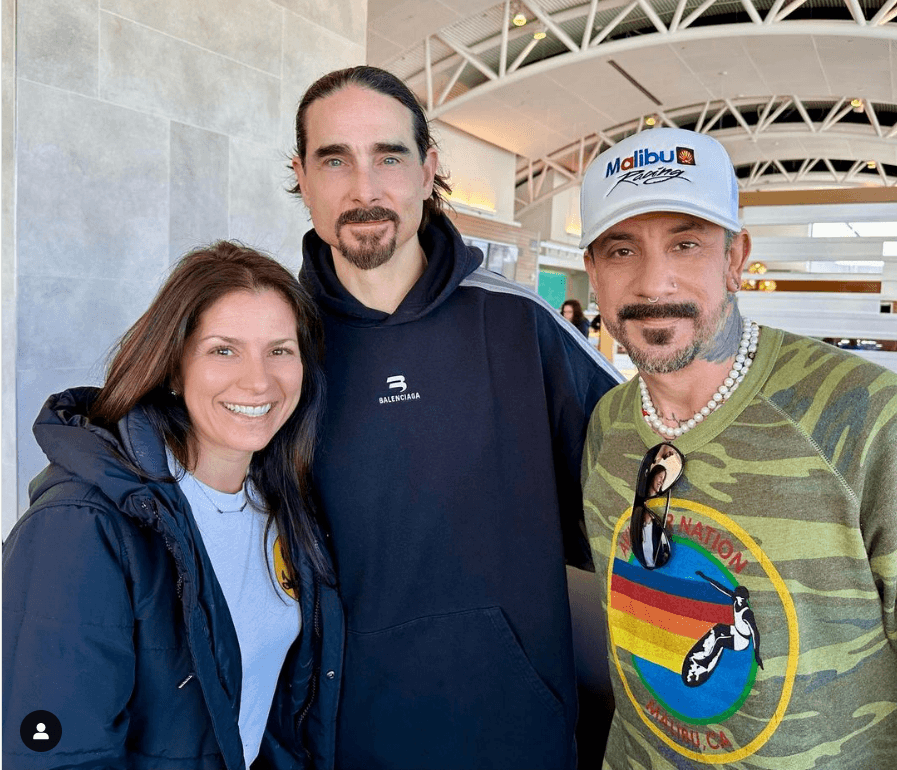 Alessandra Rosaldo presumió la foto de su encuentro con Backstreet Boys