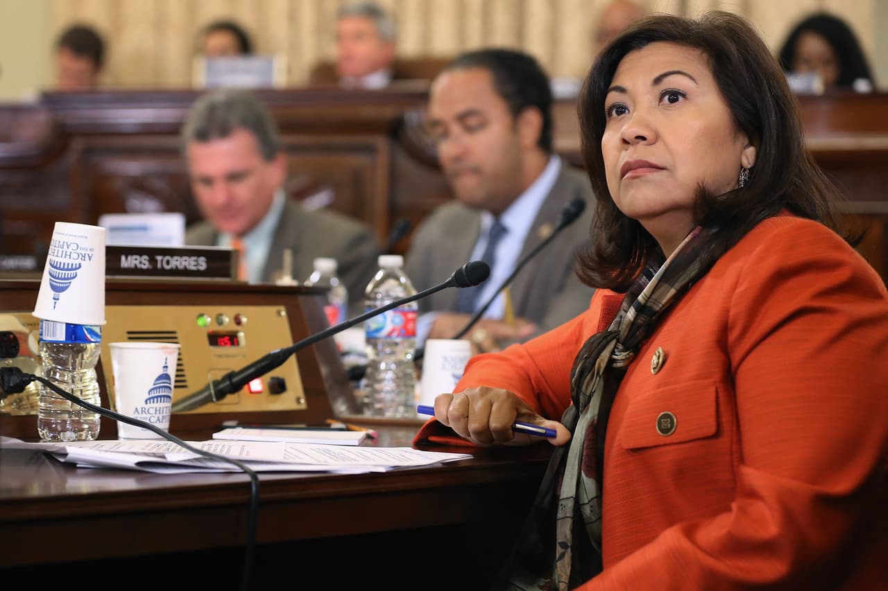 Norma Torres. Representante demócrata por el distrito 35 de California en el Congreso.
