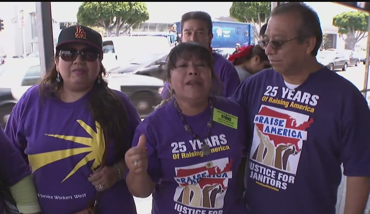 Empleados de limpieza alcanzaron victoria laboral en California