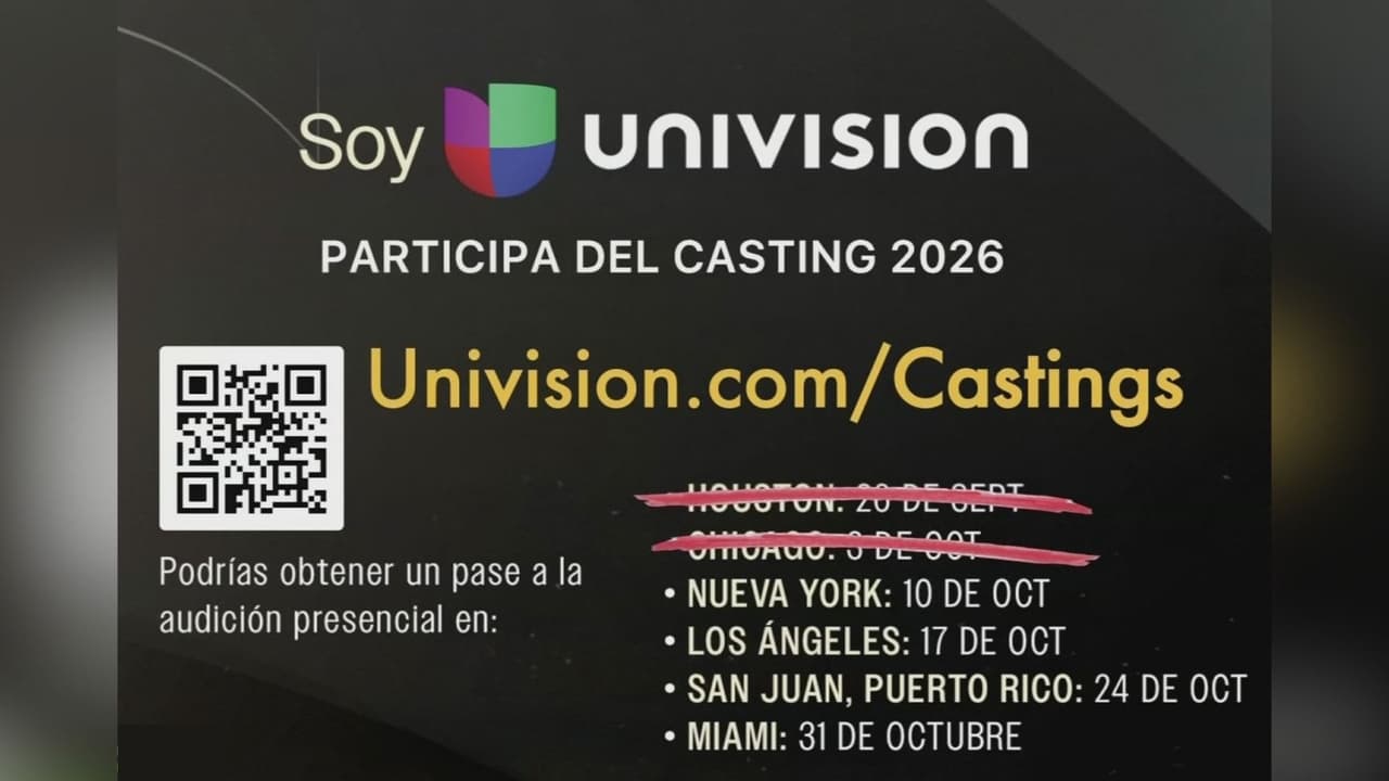 Conoce cuándo y dónde será la próxima cita del casting 2026 para la nueva generación bilingüe en Univision