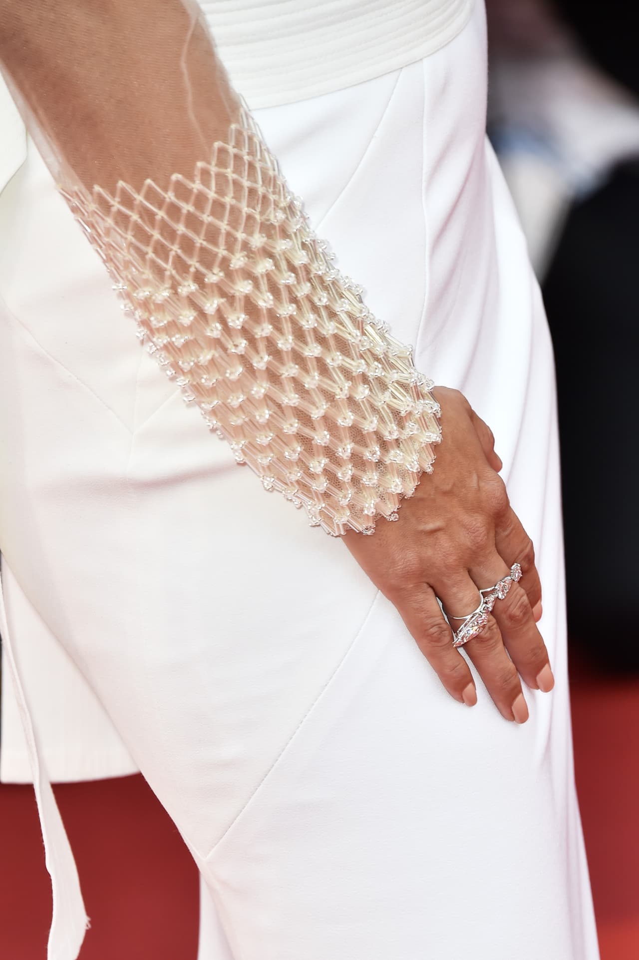 También portó varias joyas en su otra mano.