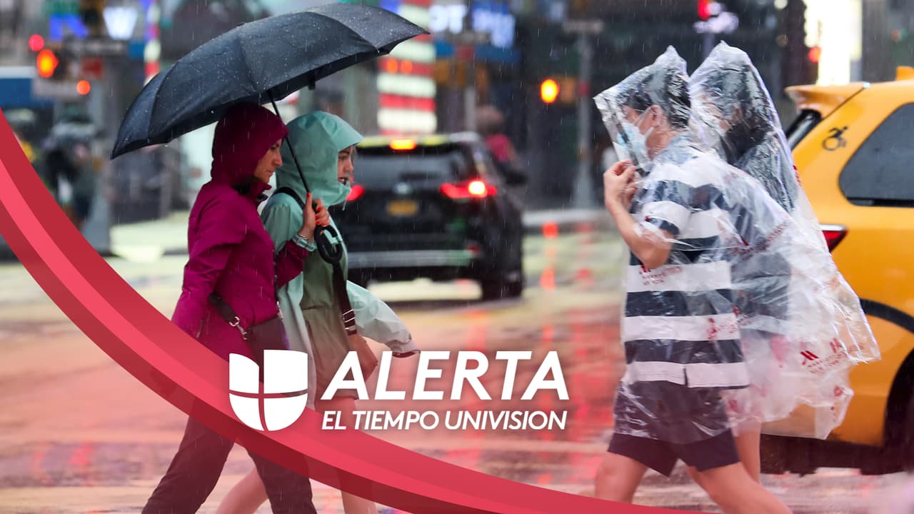 Lluvias intensas, inundaciones y viento el pronóstico para esta tarde en Nueva York