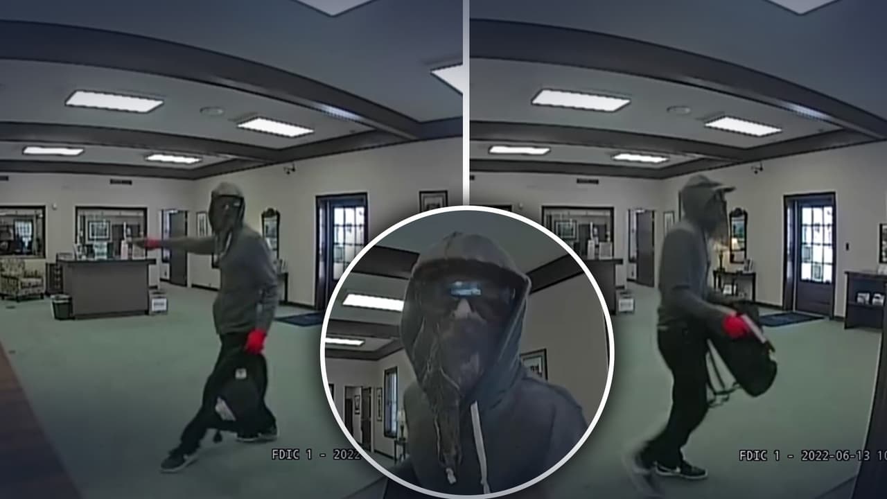 Buscan a sospechoso que robó banco a punta de pistola en Clemmons