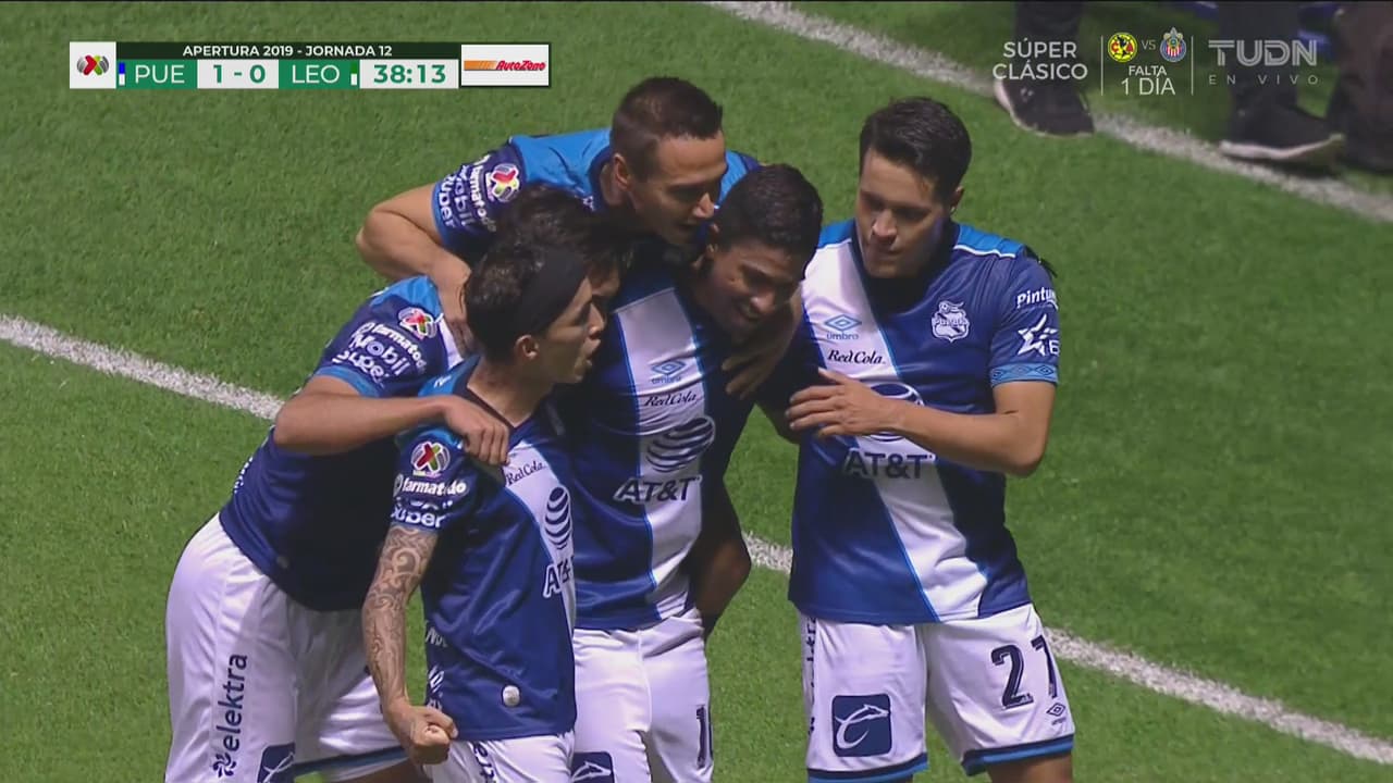 ¡Sólo así se abrió el ostión! Dudoso penalti que Marrugo convierte para adelantar al Puebla