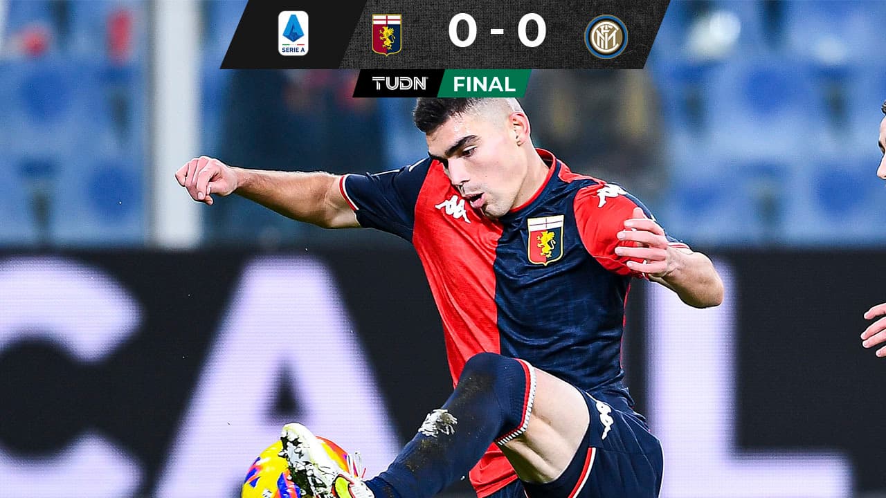 Johan Vásquez y el Genoa le sacan el empate al Inter de Milán 