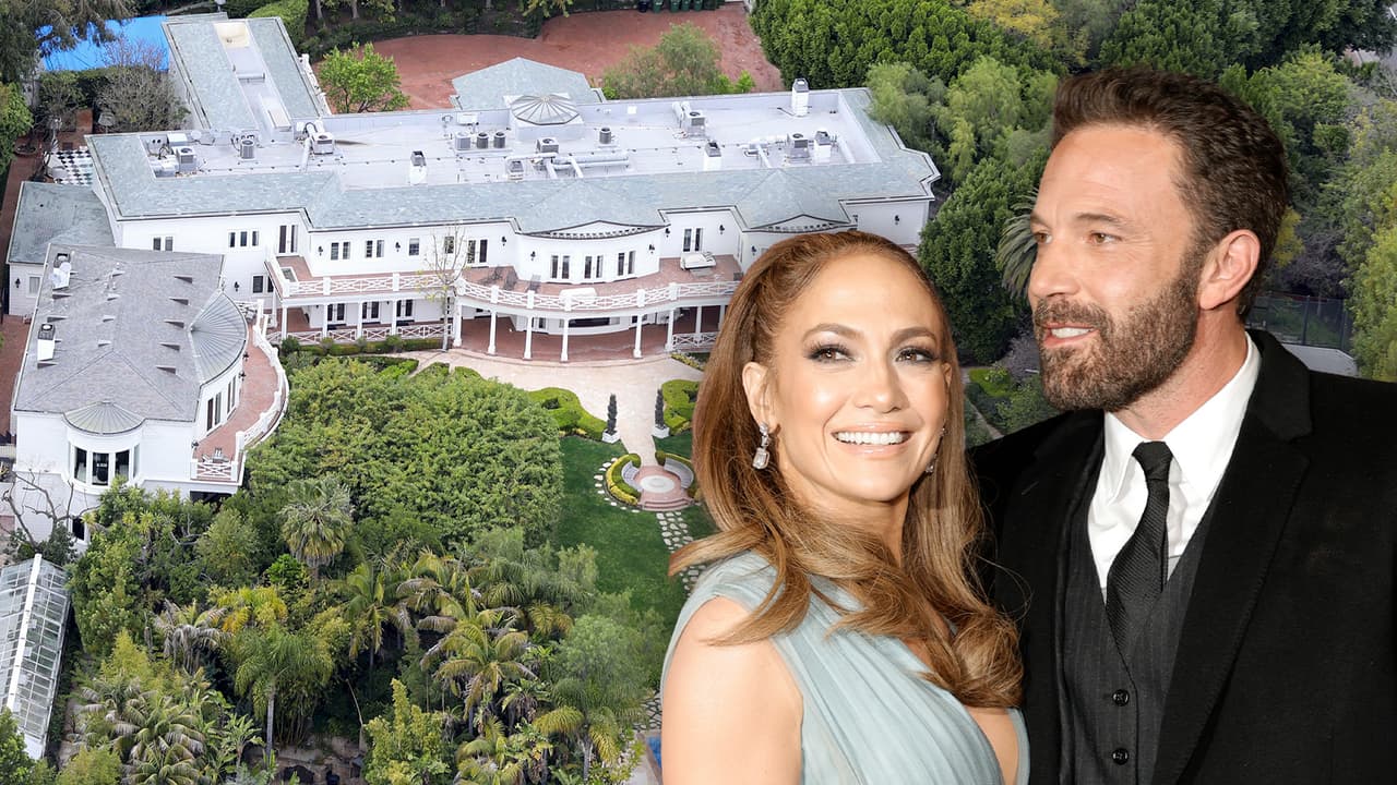 Las fotos de la enorme mansión de 65 millones de dólares que JLo y Ben Affleck buscarían comprar
