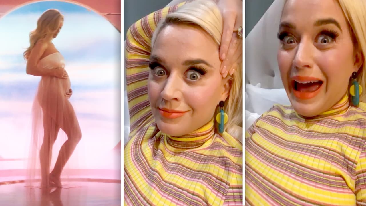 Comenzó con glamur y terminó con un grito: la inusual forma cómo Katy Perry reveló su embarazo