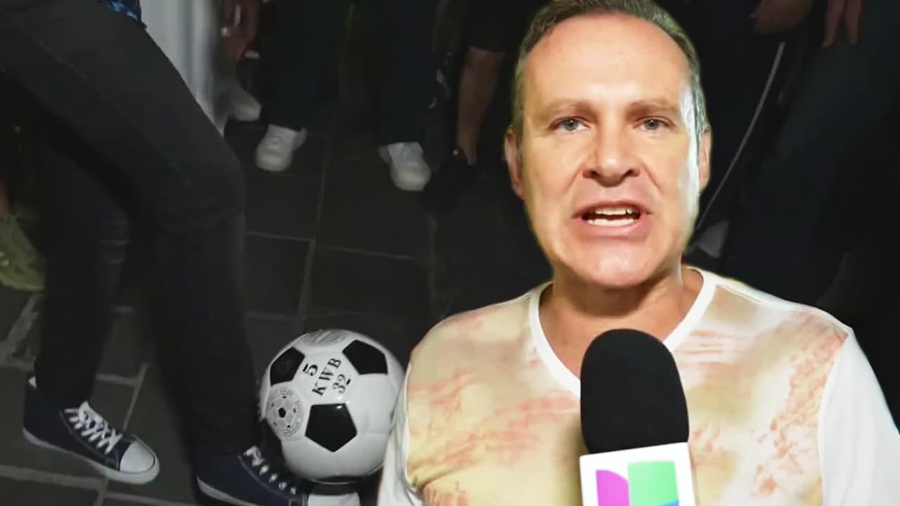 Alan Tacher pone a prueba a los aficionados en el 'Mundial de Dominadas de Despierta América'