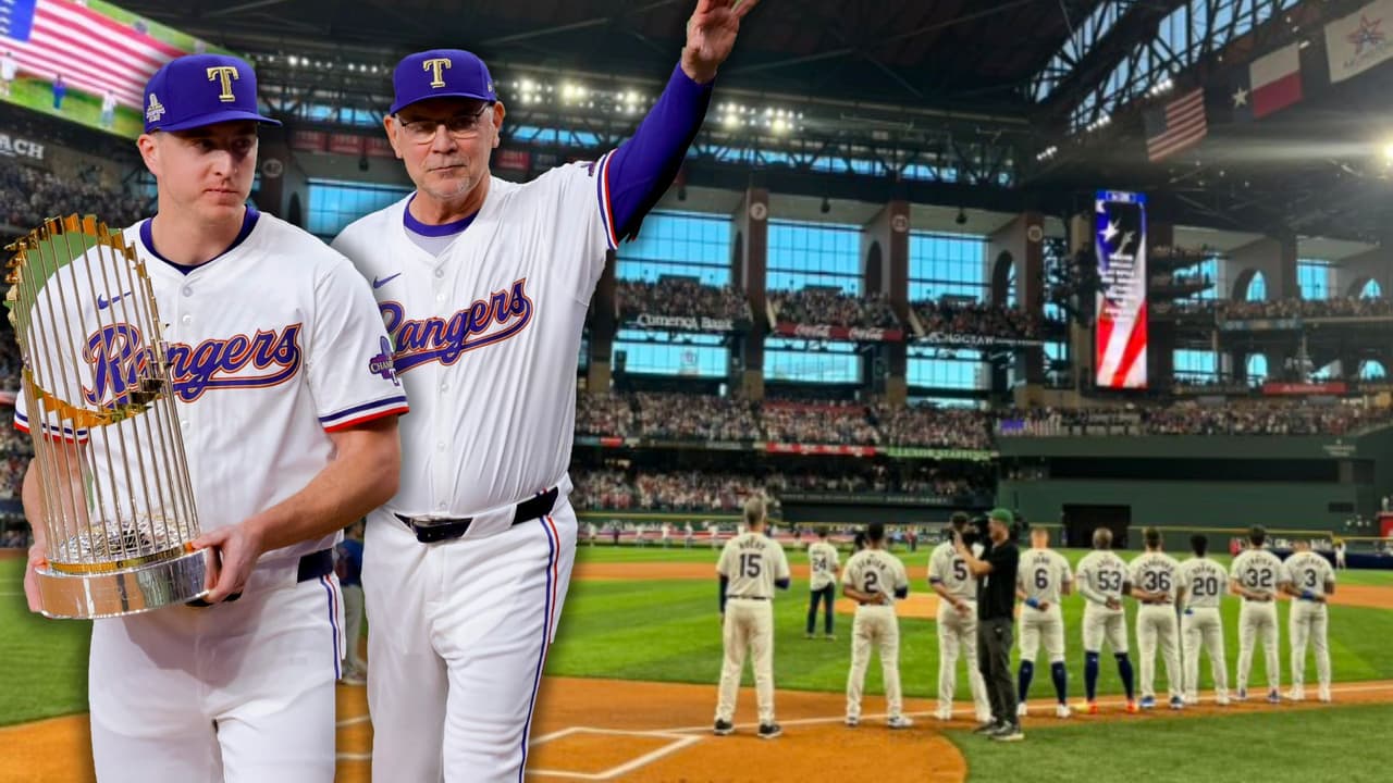 Los Texas Rangers tienen partido inaugural con casa llena, tras coronarse campeones 2023