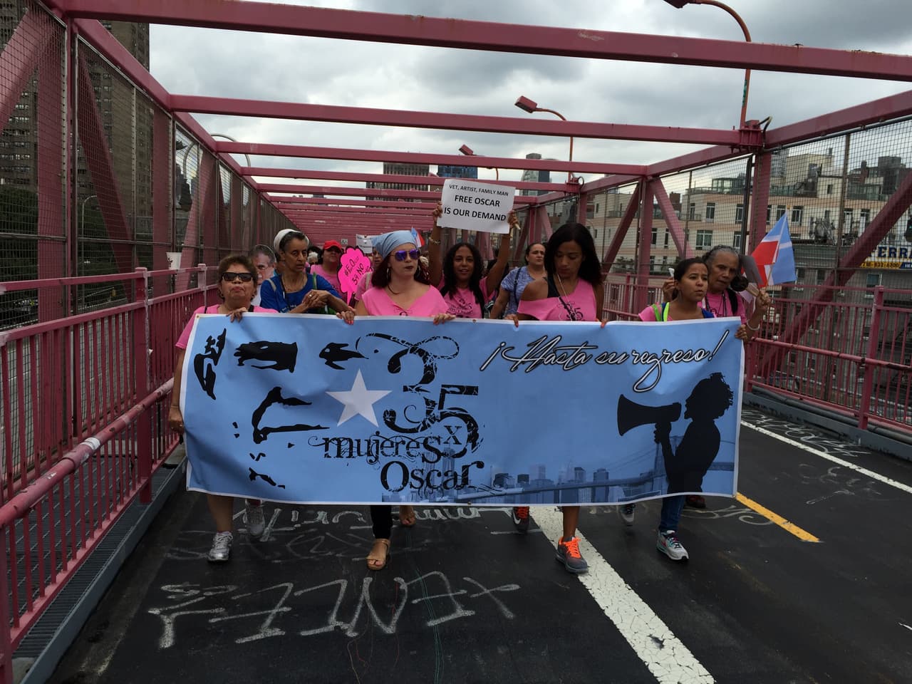 Liderado por 35 mujeres el grito de libertad para Oscar López Rivera en NYC