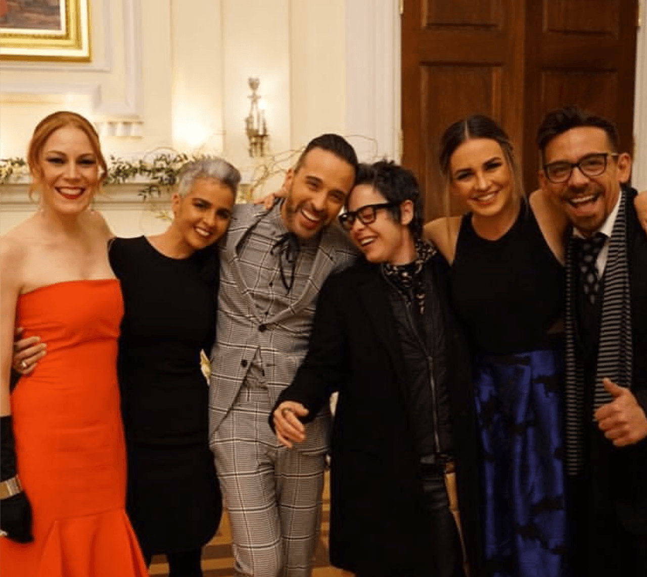Con mucho cariño se vieron todos los Kabah en la boda.