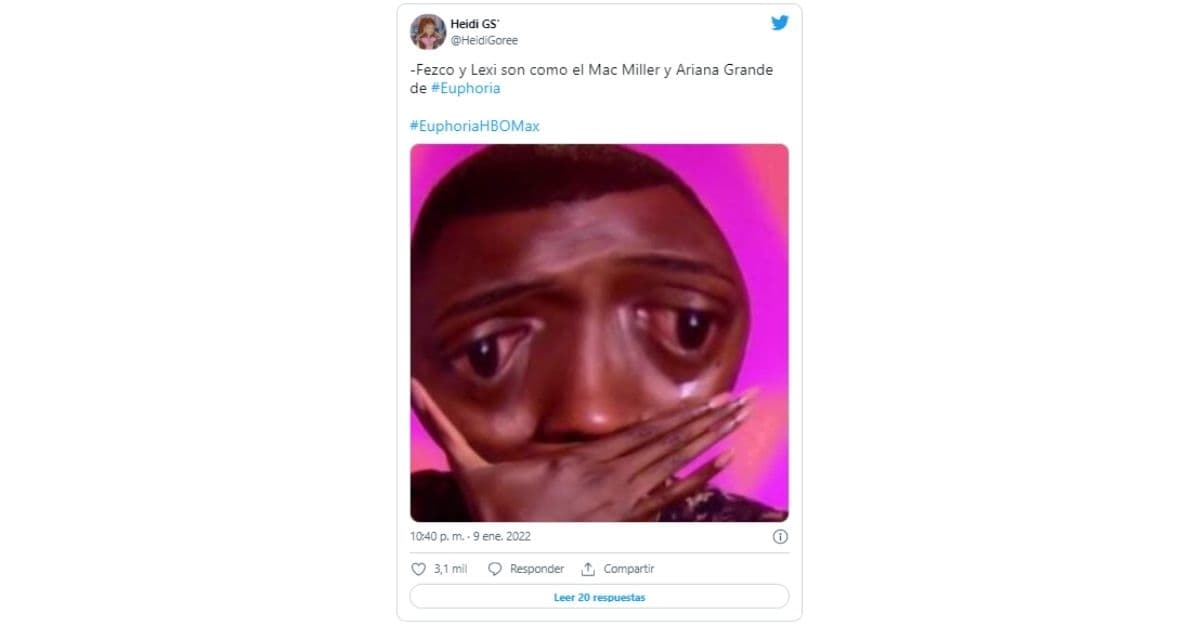 reacción de usuario a la relación de Fezco y Lexi