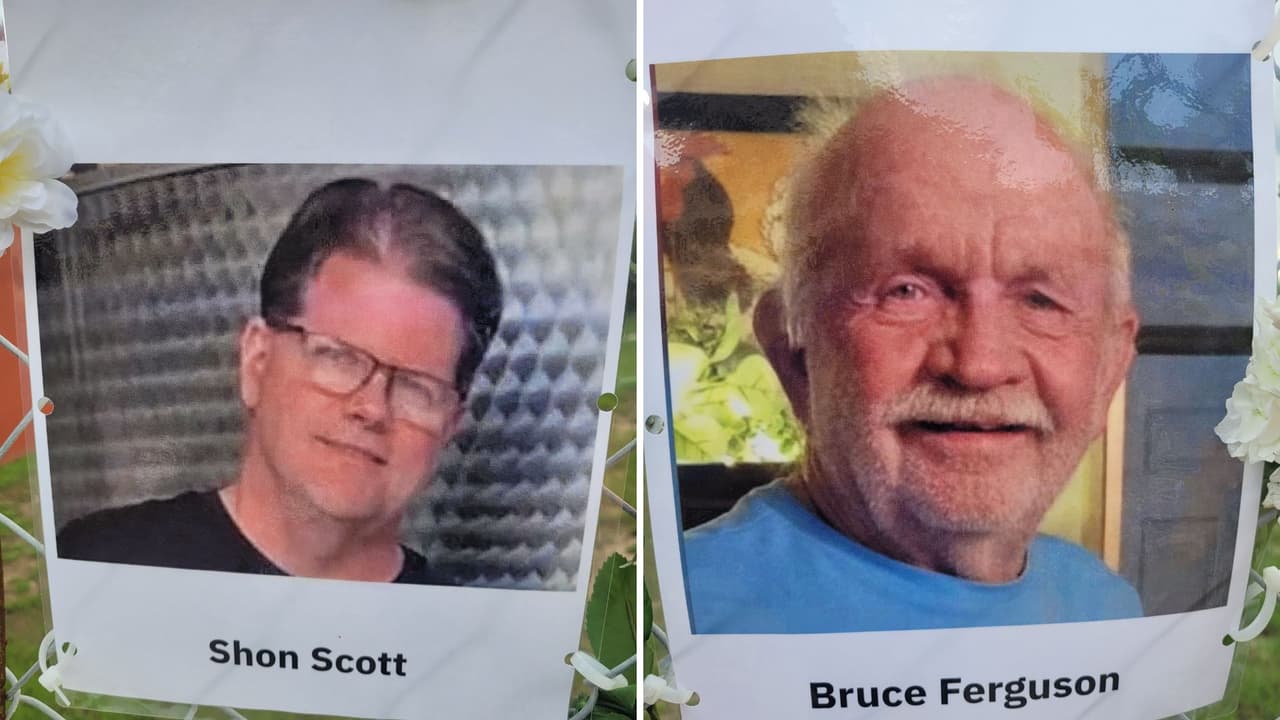 En la reja de un lote junto al río se colocaron las imágenes de las víctimas mortales y de las personas que aún no han sido encontradas.
<br>