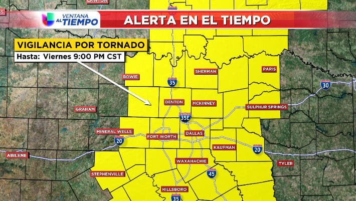 Vigilancia por tornado