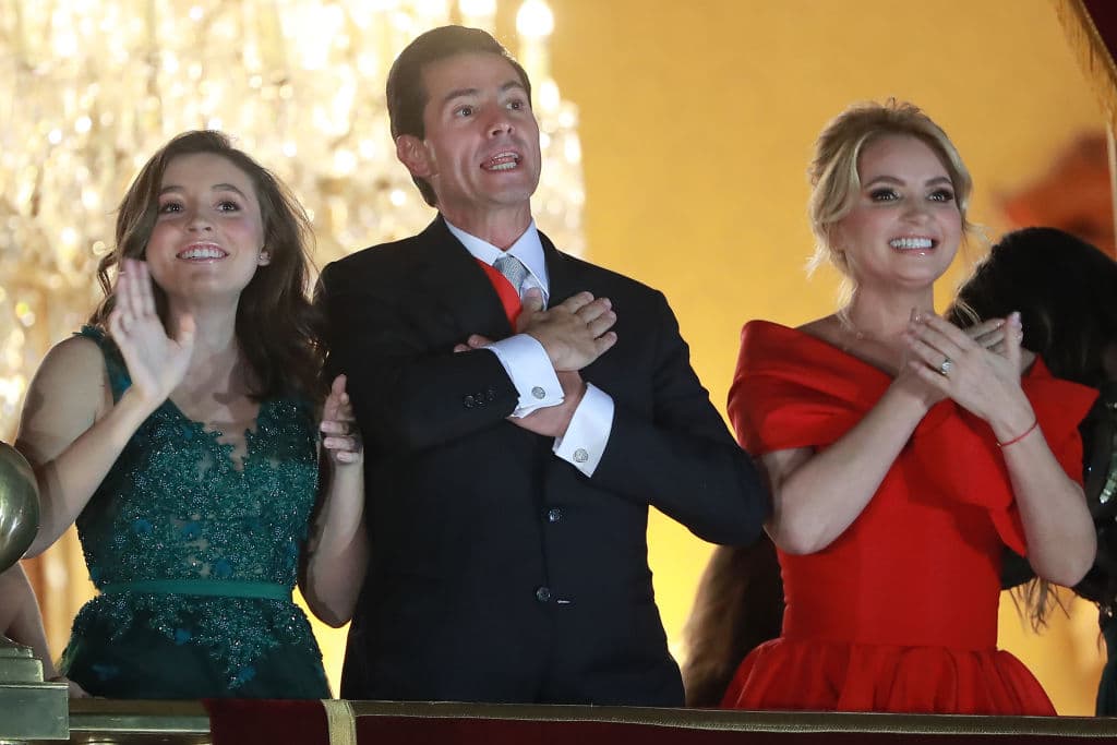 Angélica Rivera y Peña Nieto fueron fotografiados juntos por última vez el 15 de septiembre del 2018, durante los actos para conmemorar el Grito de la Independencia, donde intentaron mostrarse como una familia feliz