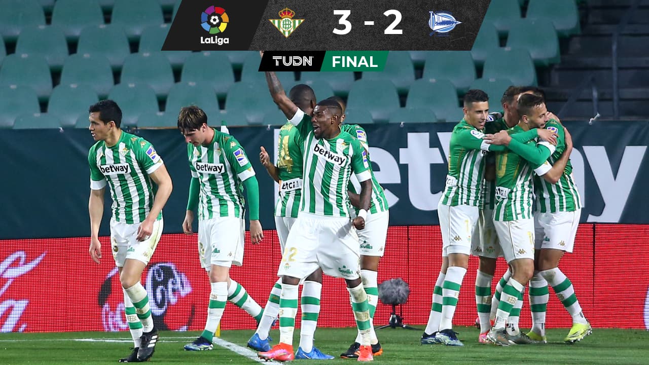 Betis le remonta al Alavés y suma su cuarto triunfo al hilo