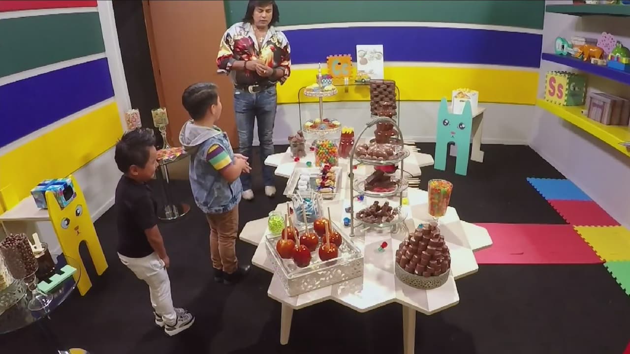 Albertanito hizo todo lo contrario y en lugar de actuar como Giovani, tomó los dulces que quiso, algo que puso muy nervioso a Giovani, quien siempre le recordó que estaba mal lo que estaba haciendo y que no debía comer nada.