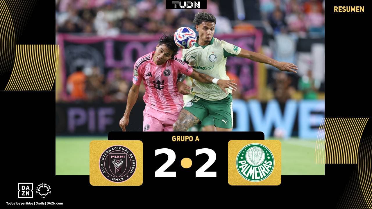 Resumen | Palmeiras le saca el empate al Inter Miami y ganan el Grupo A