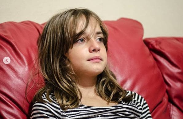 Maya pasó su cumpleaños rodeada de su familia.