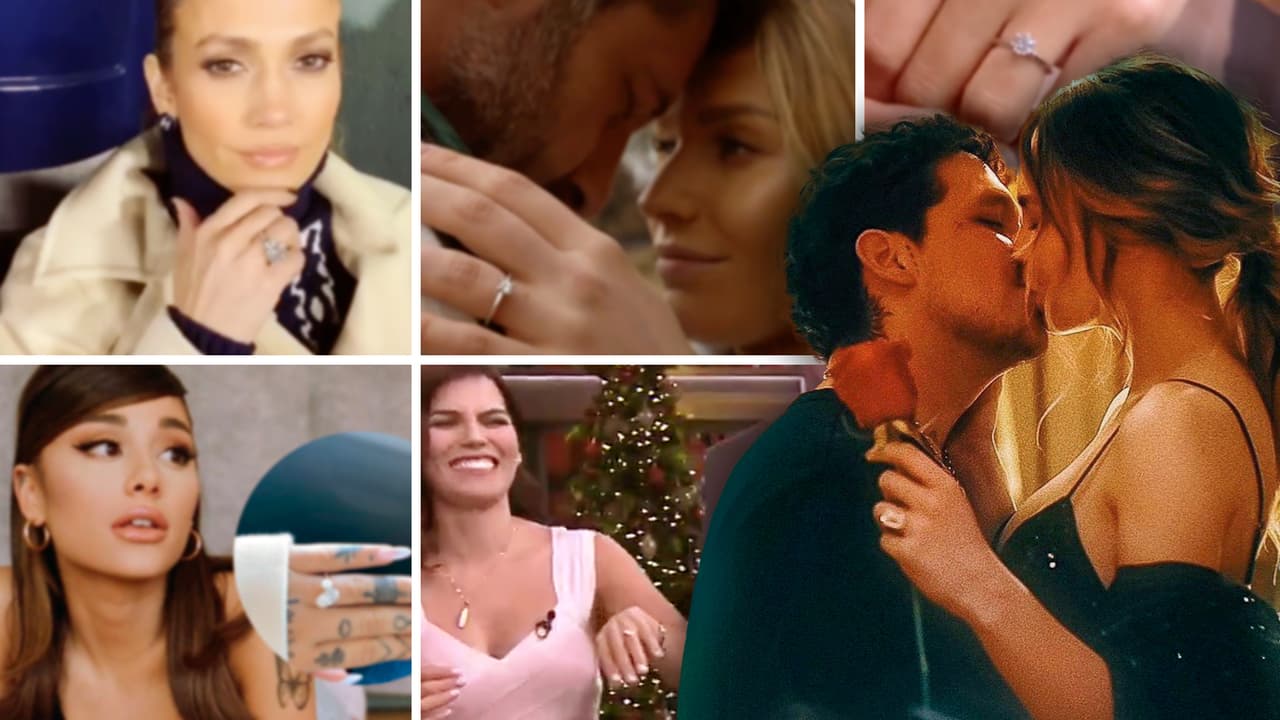 Los anillos de compromiso de las famosas son piezas tan costosas como bellas. 
<b>Dale play al video de arriba </b>para conocer cómo son y cuánto costaron las sortijas de celebridades como Irina Baeva, Ariana Grande, Jennifer López, entre otras.