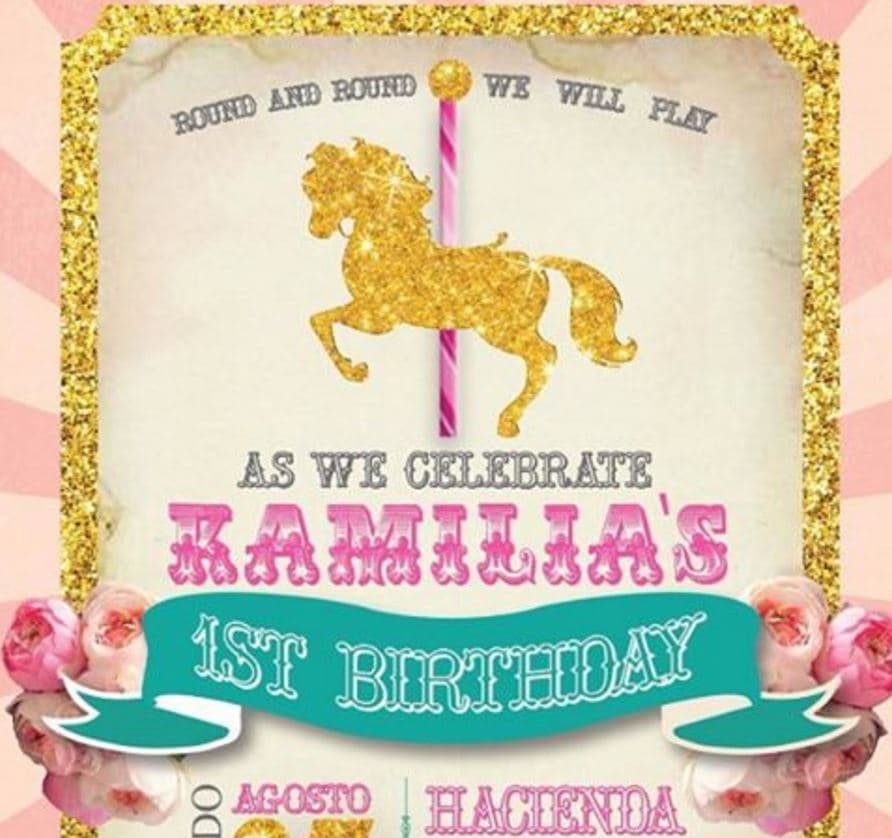 Baby Kamilia ya cumple su primer año y todo está lsito para su primer super cumpleaños.