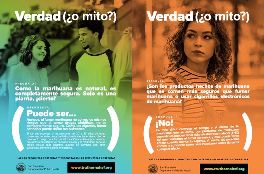 Estos son los nuevos anuncios sobre marihuana que verás en los autobuses de San Francisco