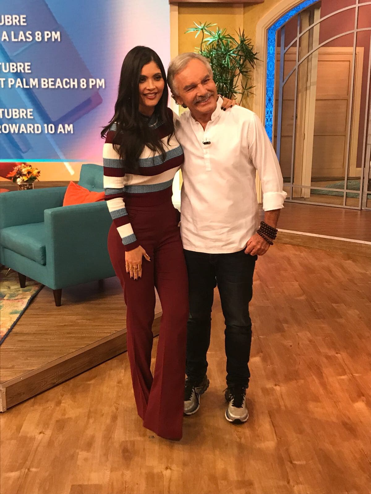 Y como buena fanática, Chiqui Delgado no podía irse sin una foto de este día tan especial para ella.