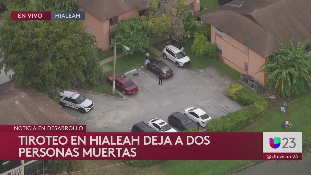 Tiroteo en Hialeah deja a dos personas muertas