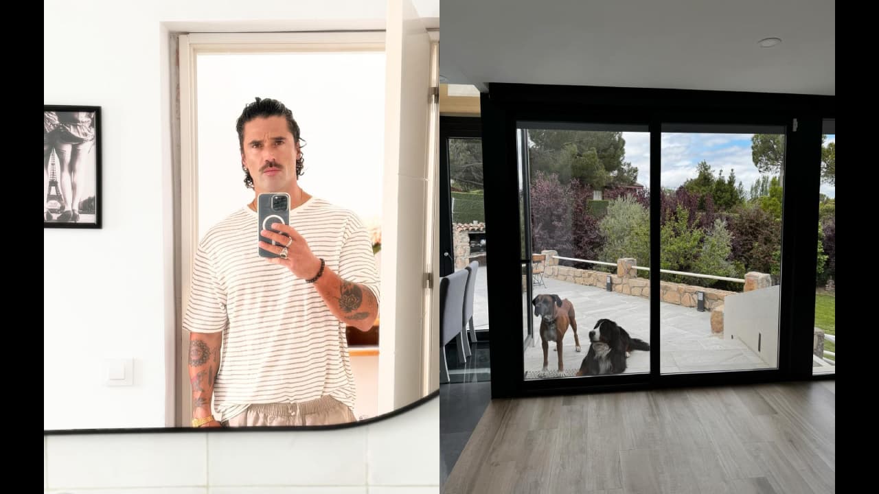 Matías Novoa y Michelle Renaud protagonizan fotos en su nueva casa