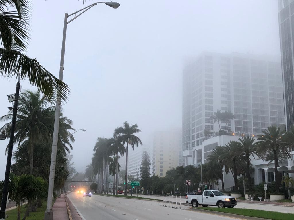 Luego de la neblina de este lunes viene un cambio de tiempo en el sur de Florida