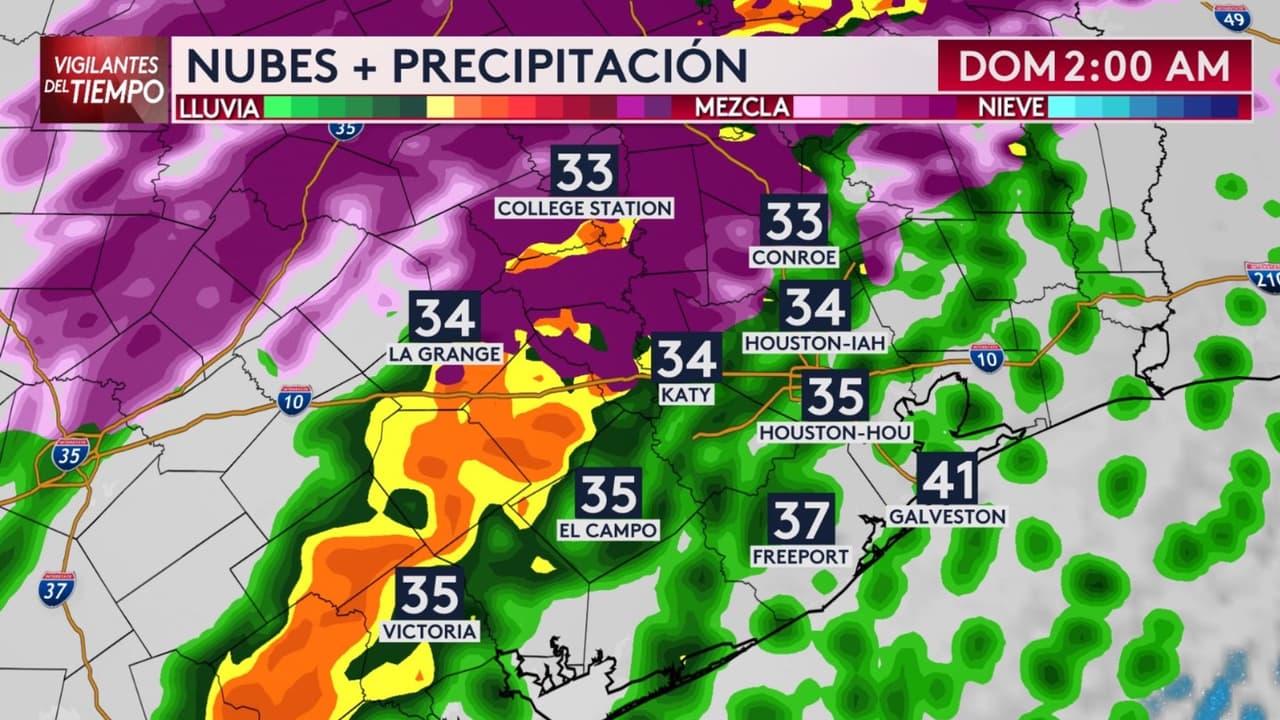 Estas son las dos alertas que se han emitido para el área de Houston por la llegada del frente ártico